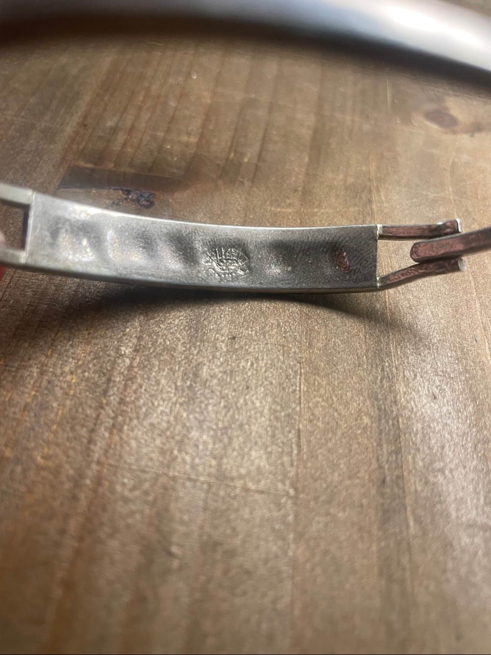 Alpaca Mexico Abalone Hinge Silver Bracelet - Picture 5 of 5